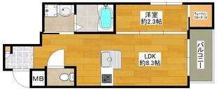 リアコート上新庄の物件間取画像